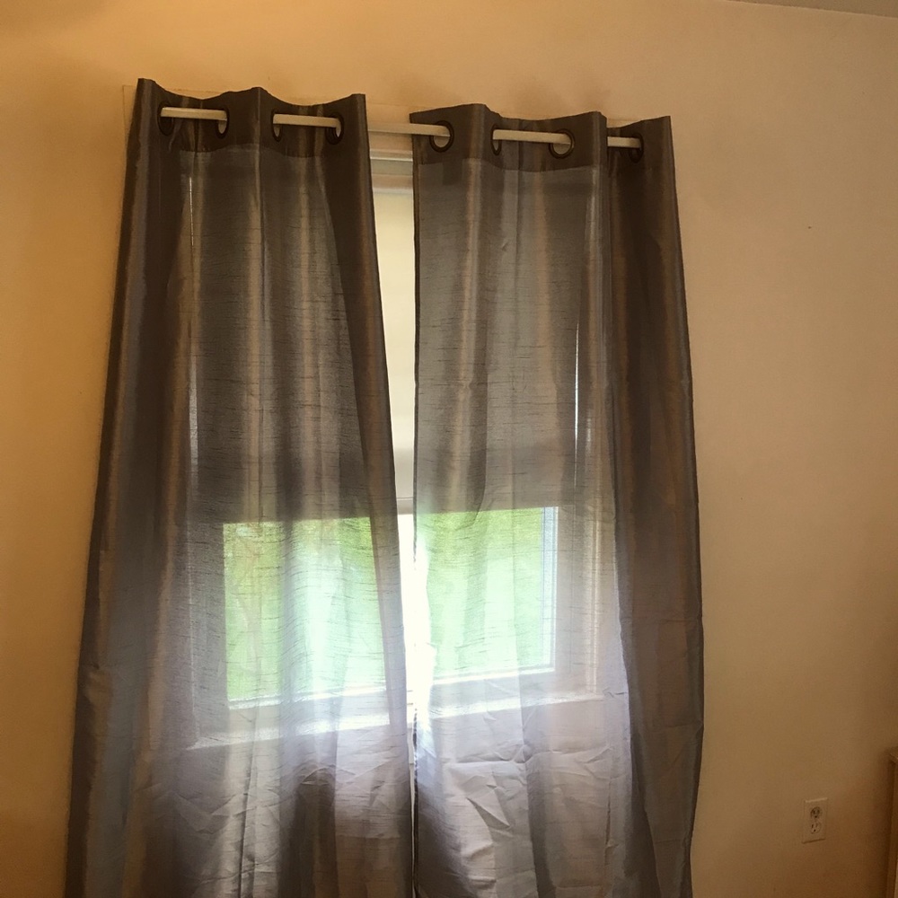 Eight (8) Panel Length Curtains